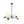 Load image into Gallery viewer, LightFixturesUSA - Wind - Vane Tiered 3 - Light Opal Glass Globe Sputnik Chandelier - Chandelier - Black - 
