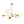 Load image into Gallery viewer, LightFixturesUSA - Wind - Vane Tiered 3 - Light Opal Glass Globe Sputnik Chandelier - Chandelier - Brass - 
