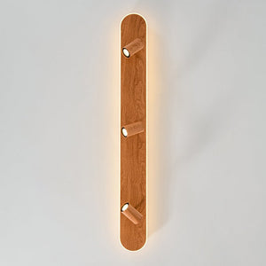 LightFixturesUSA - Wood Oval LED Adjustable Spotlight Ceiling Track Light - Ceiling Light - Oak - 