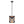 1-Light Square Wood Pendant Light