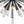 10-Light Geometric Sputnik Sunburst Chandelier