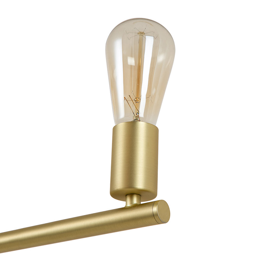 4-light Brass Vanity Wall Light
