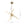 6-Light LED Rod Sputnik Chandelier