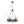 6-Light Wood Wagon Wheel Chandelier Modern Farmhouse