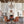 Antique Wood Beaded Empire Chandelier