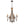 Antique Wood Beaded Empire Chandelier
