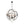 Classic 8-Light Sphere Chandelier with Crystal Accents