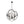 Classic 8-Light Sphere Chandelier with Crystal Accents