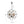 Classic 8-Light Sphere Chandelier with Crystal Accents