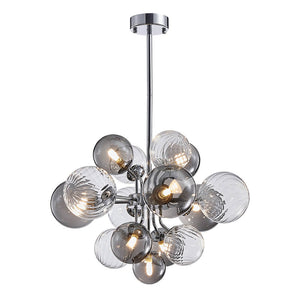 Cluster Glass Globe Bubble Chandelier 23.6"/31.5" Wide Large Chandelier