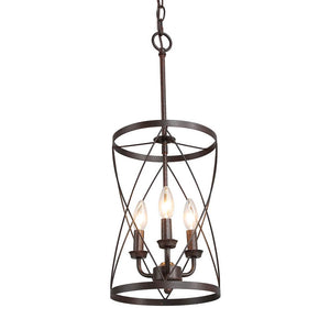 Farmhouse Metal Cylinder Pendant Light
