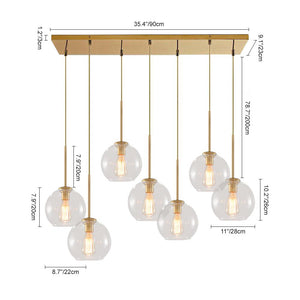 Globe Cluster Kitchen Island Pendant Light
