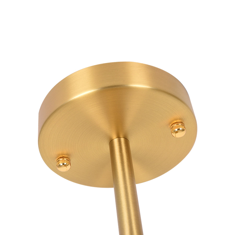 Mid-century Modern Brass Sputnik Chandelier