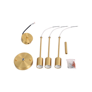 Mid-century Modern Brass Sputnik Chandelier