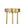 Mid-century Sputnik Semi Flush Mount Brass Chandelier