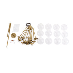 Modern Sphere 12-light Sputnik Chandelier