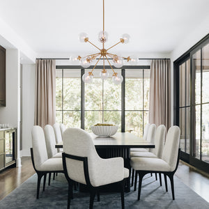 Modern Sphere 12-light Sputnik Chandelier