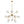 Modern Sphere 12-light Sputnik Chandelier