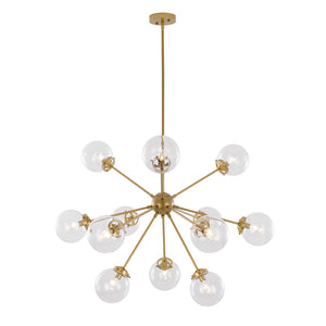 Modern Sphere 12-light Sputnik Chandelier
