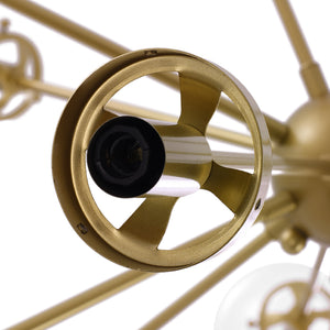 Modern Sphere 12-light Sputnik Chandelier