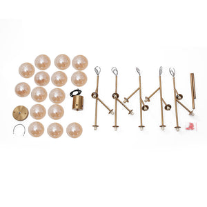 Modern Sputnik Branching Bubble Chandelier