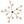 Modern Sputnik Branching Bubble Chandelier
