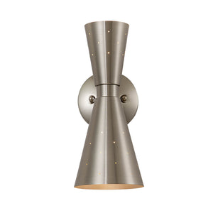 Starry 2-Light Hourglass Wall Sconce