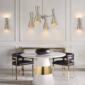 Starry 2-Light Hourglass Wall Sconce