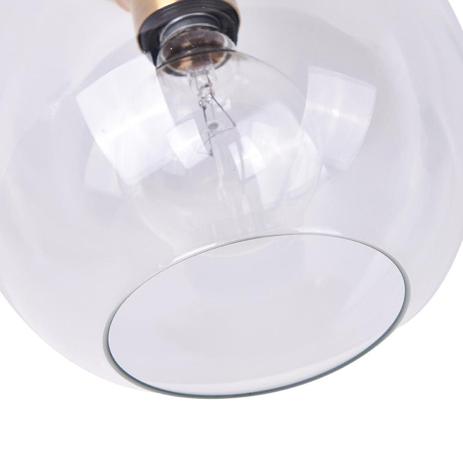 LightFixturesia-1-light Simple Flush Mount Globe Light-Semi Flush Light-Default Title-