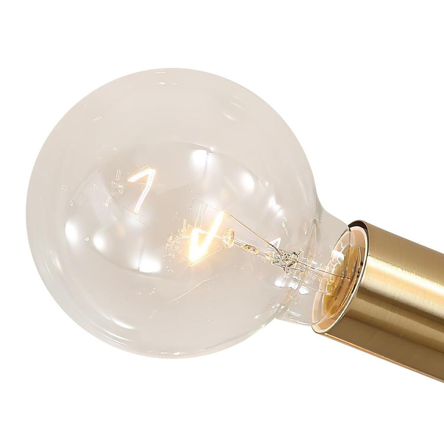 LightFixturesia-6-light Semi Flush Sputnik Light Fixture-Semi Flush Light-Brass-