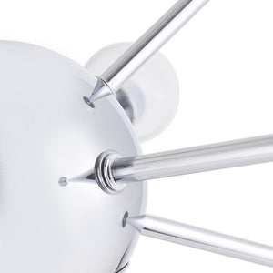LightFixturesia-9-light Mid-century Sputnik Light Fixture-Chandelier-Chrome-
