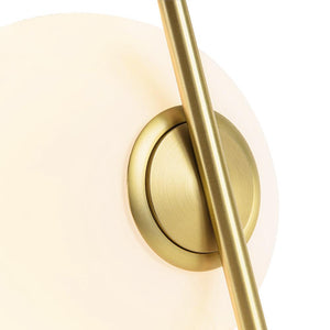 LightFixturesia-Contemporary 1-light Opal Glass Globe Pendant Light-Pendant Light-Polished Nickel-11"