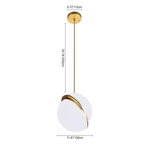 LightFixturesia-Crescent Globe Mini Pendant Light-Pendant Light-Default Title-