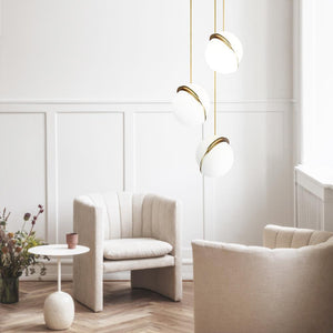 LightFixturesia-Crescent Globe Mini Pendant Light-Pendant Light-Default Title-