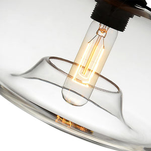 LightFixturesia-Glass Linear 3-light Island Pendant-Kitchen Island Pendant-Default Title-