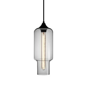 LightFixturesia-Glass Linear 3-light Island Pendant-Kitchen Island Pendant-Default Title-