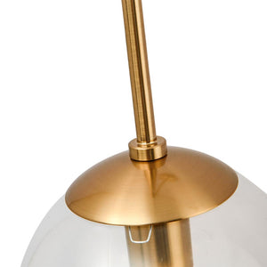 LightFixturesia-Globe Brass Hanging Wall Sconce-Wall Sconce-Default Title-