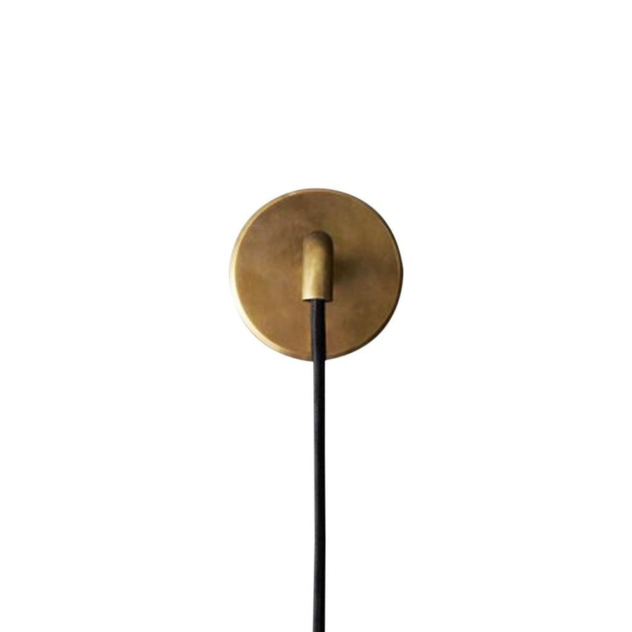 LightFixturesia-Globe Brass Hanging Wall Sconce-Wall Sconce-Default Title-