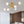 LightFixturesia-Gold Sputnik Semi Flush Mount Chandelier-Semi Flush Light-6 Lt-