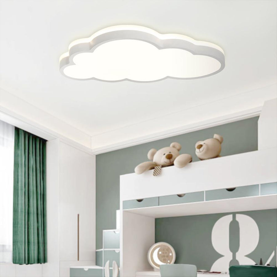 LightFixturesia-LED Cloud Light Fixture for Kids-Flush Mount Light-Default Title-