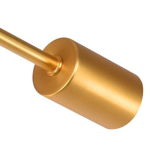LightFixturesia-Mid-century Flush Mount Sputnik Ceiling Light-Semi Flush Light-Gold-