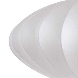 LightFixturesia-Mid-century Modern Single White Pendant Light-Pendant Light-Saucer-