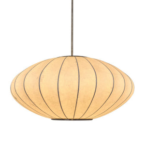 LightFixturesia-Mid-century Modern Single White Pendant Light-Pendant Light-Saucer-