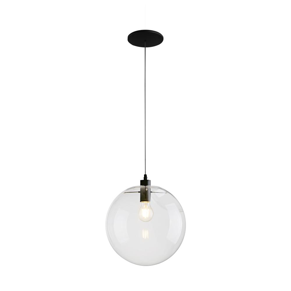 Minimalist Glass Globe Pendant Light | LightFixturesUSA, Glass Pendant ...