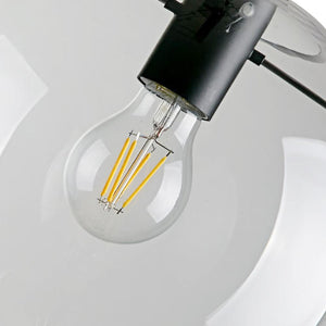 LightFixturesia-Minimalist 1-light Single Globe Glass Pendant Light-Pendant Light-8"-