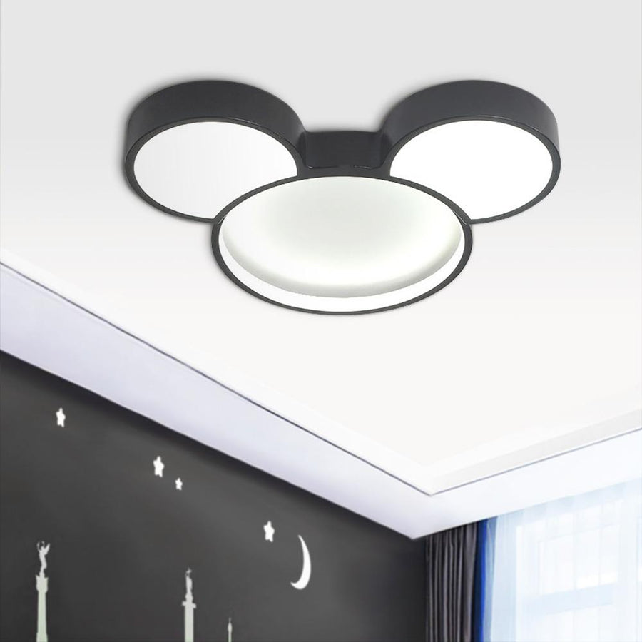 LightFixturesia-Minimalist Mickey LED Flush Ceiling Light-Flush Mount Light-Default Title-