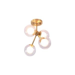 LightFixturesia-Modern Bubble Semi Flush Mount-Semi Flush Light-4 Lt-
