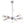 LightFixturesia-Modern Globe Multi-light Linear Sputnik Chandelier-Chandelier-Gold-6 Lt