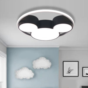 LightFixturesia-Modern Mickey Design LED Flush Ceiling Light-Flush Mount Light-17"-