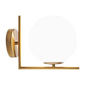 LightFixturesia-Modern Mid-century Armed Globe Wall Sconce-Wall Sconce-Default Title-